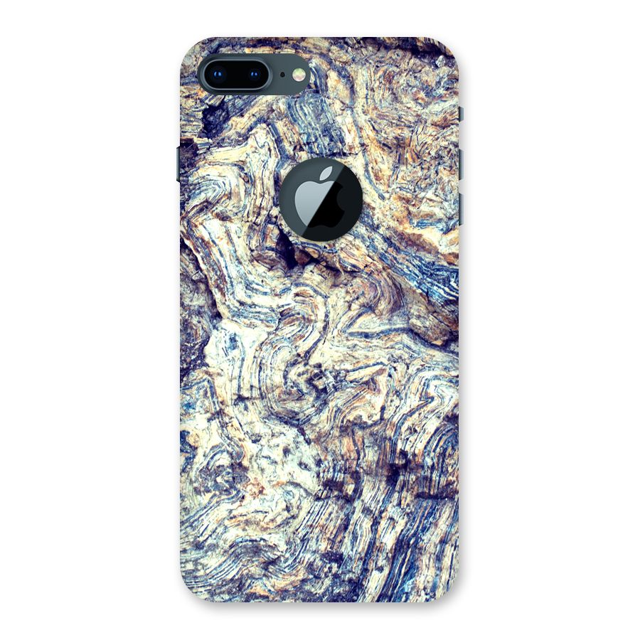 Marble Pattern Back Case for iPhone 7 Plus Logo Cut