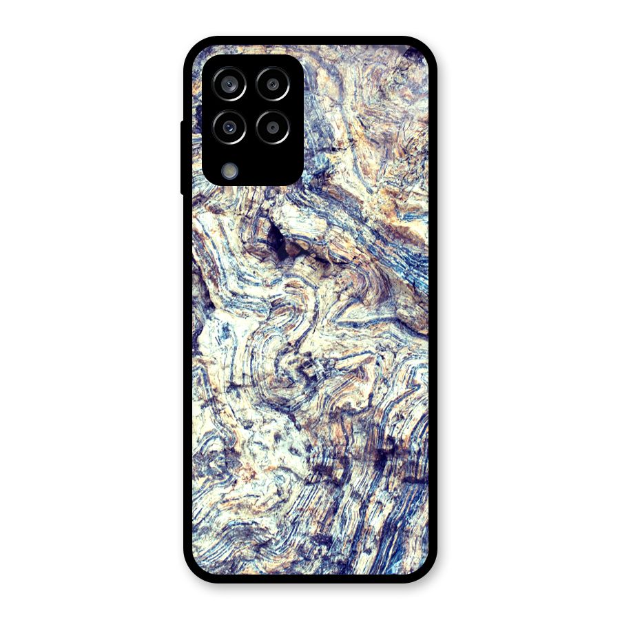 Marble Pattern Glass Back Case for Galaxy M33