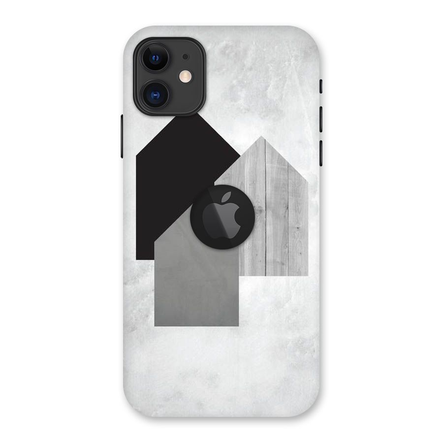 Marble Poster Back Case for iPhone 11 Logo Cut