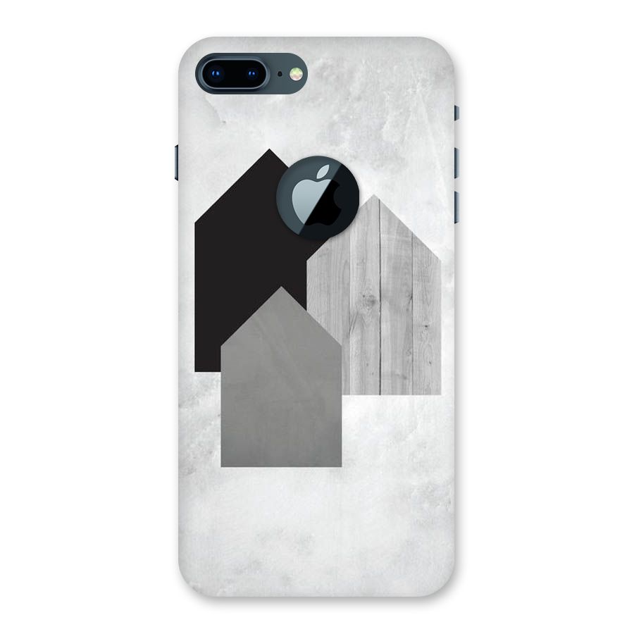 Marble Poster Back Case for iPhone 7 Plus Logo Cut