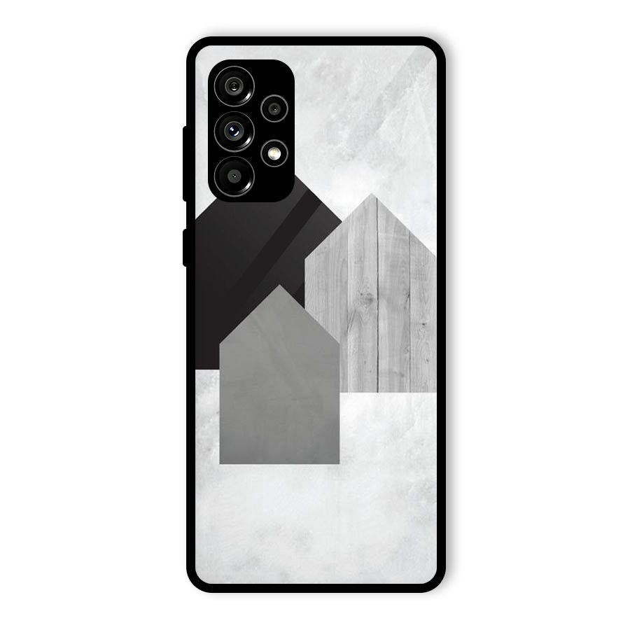 Marble Poster Glass Back Case for Galaxy A73 5G