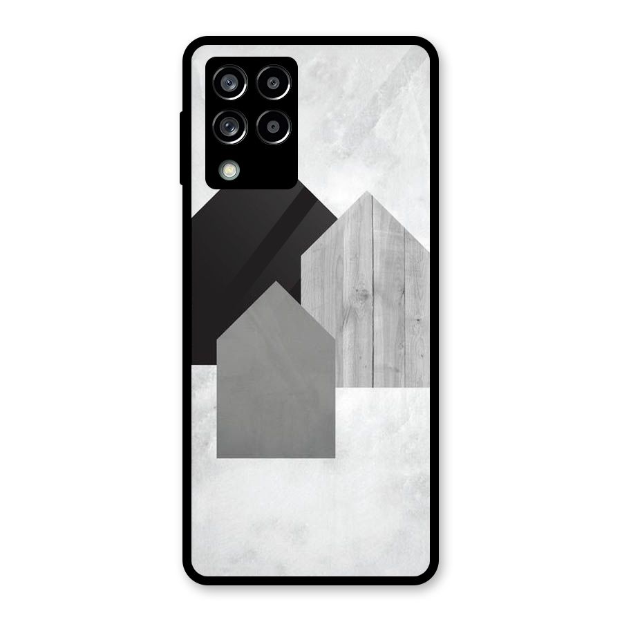 Marble Poster Glass Back Case for Galaxy M53 5G