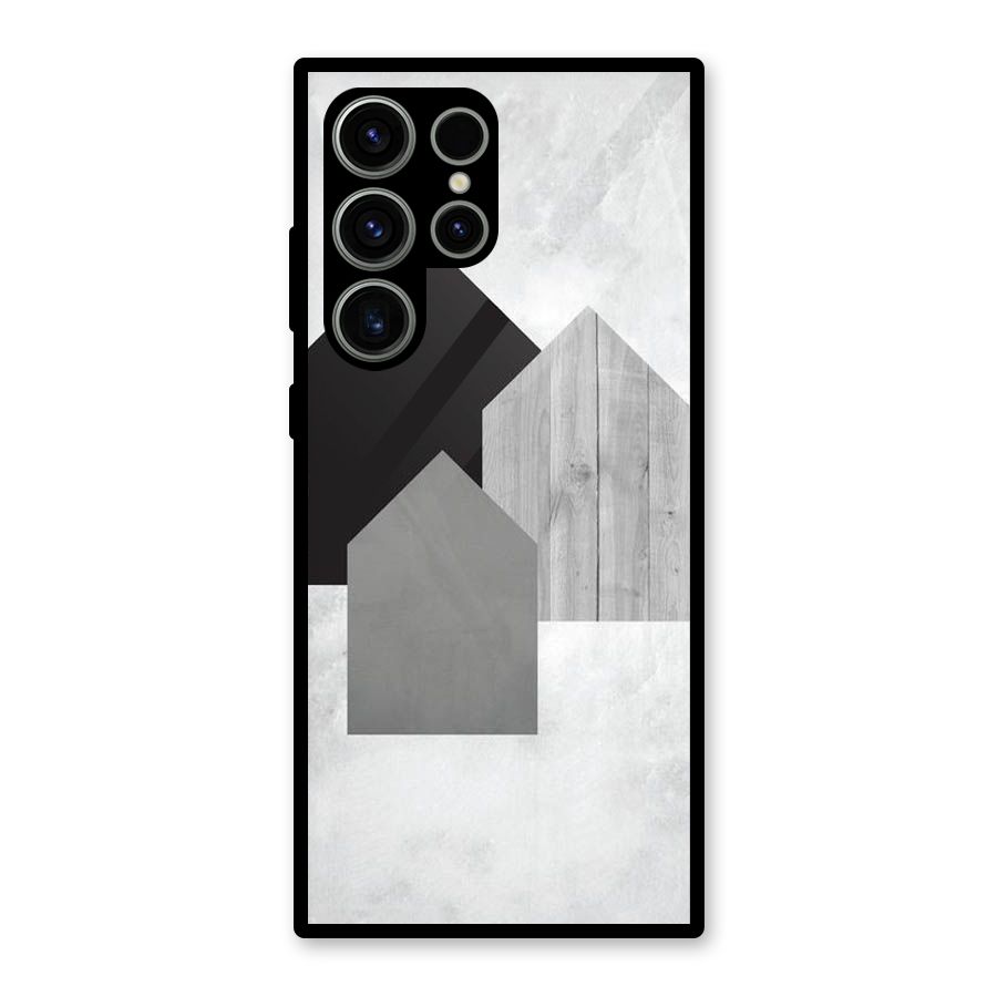 Marble Poster Glass Back Case for Galaxy S23 Ultra