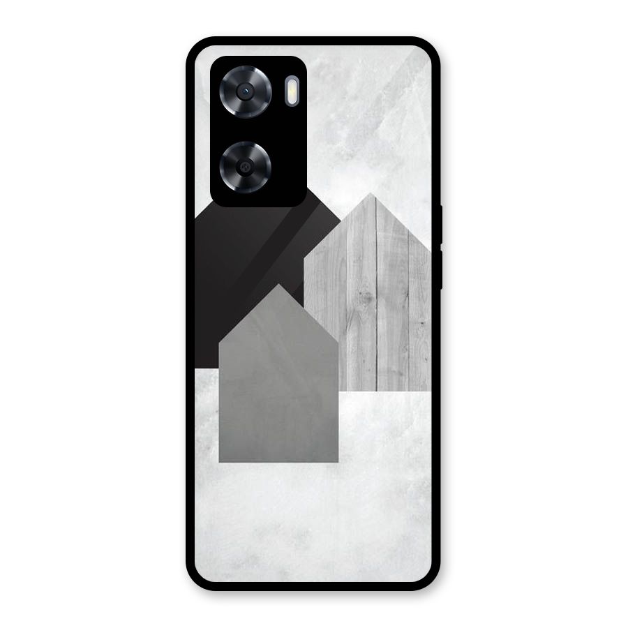 Marble Poster Glass Back Case for Oppo A57 2022