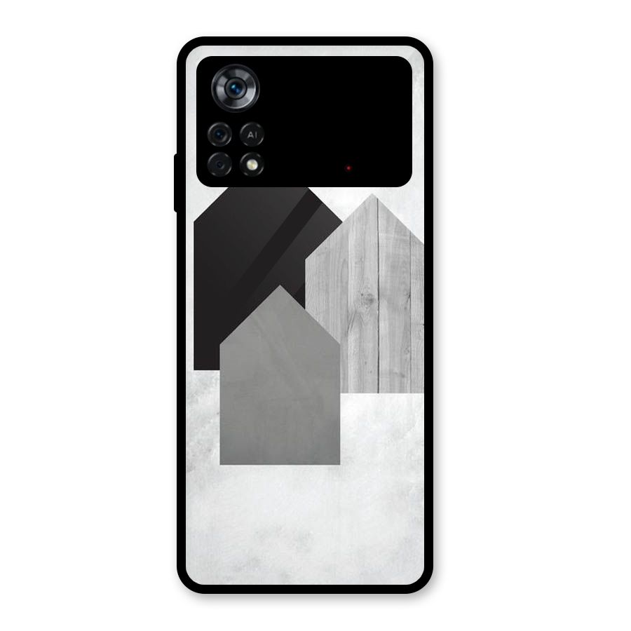 Marble Poster Glass Back Case for Poco X4 Pro 5G