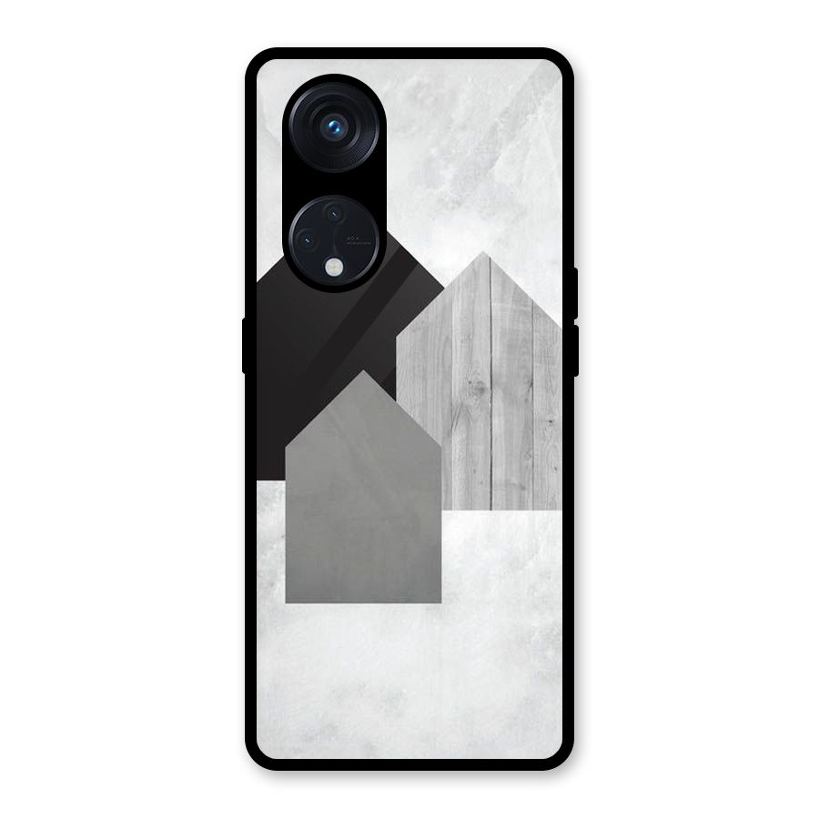 Marble Poster Glass Back Case for Reno8 T 5G