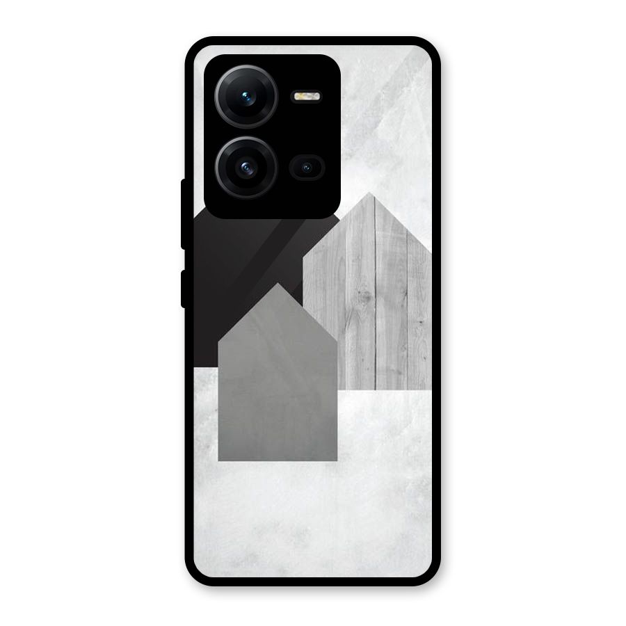 Marble Poster Glass Back Case for Vivo V25