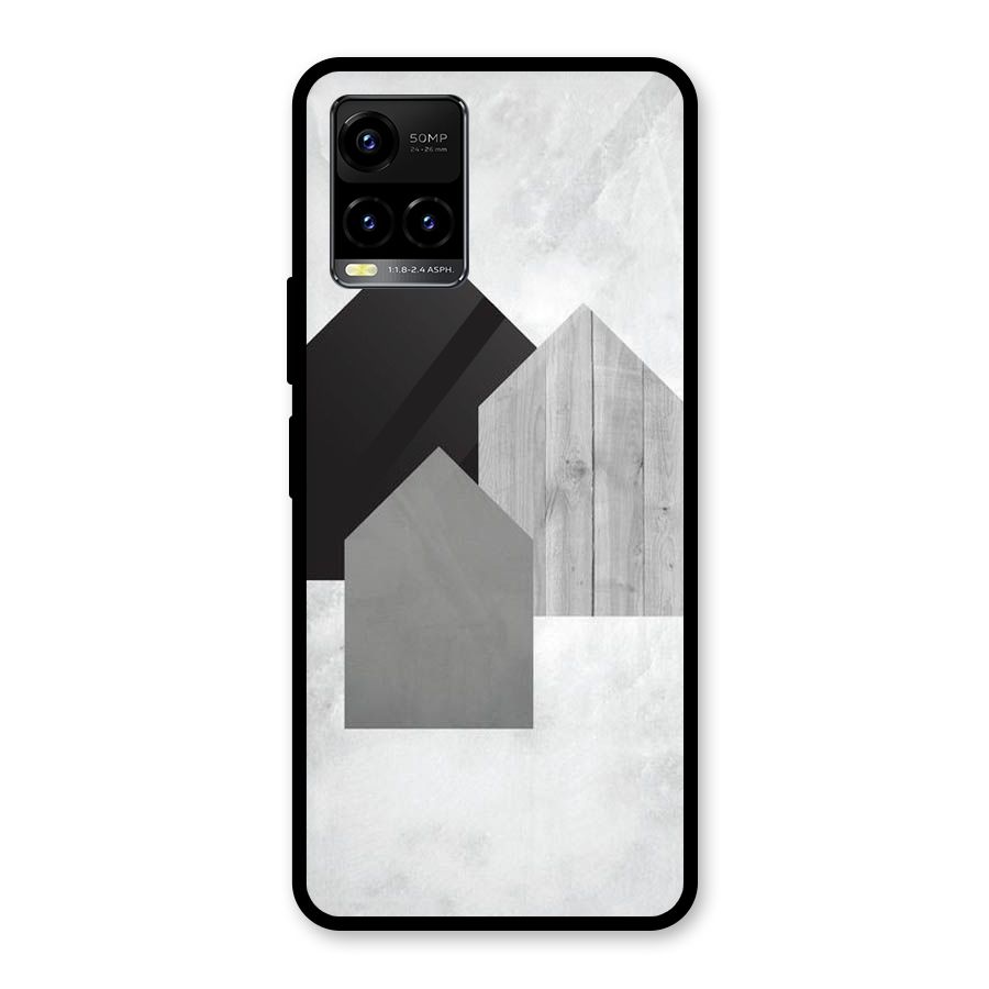 Marble Poster Glass Back Case for Vivo Y21T
