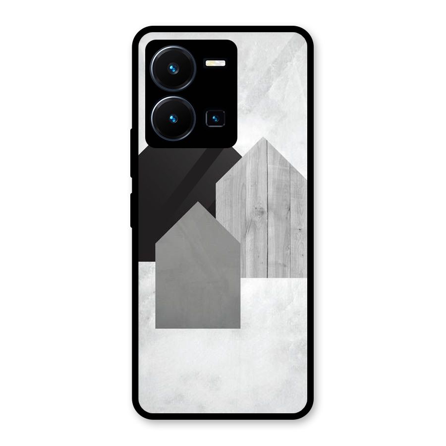 Marble Poster Glass Back Case for Vivo Y35
