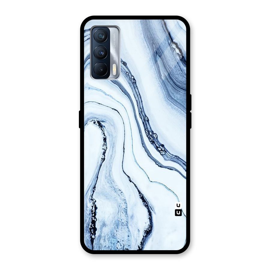 Marble Style (Printed) Glass Back Case for Realme X7