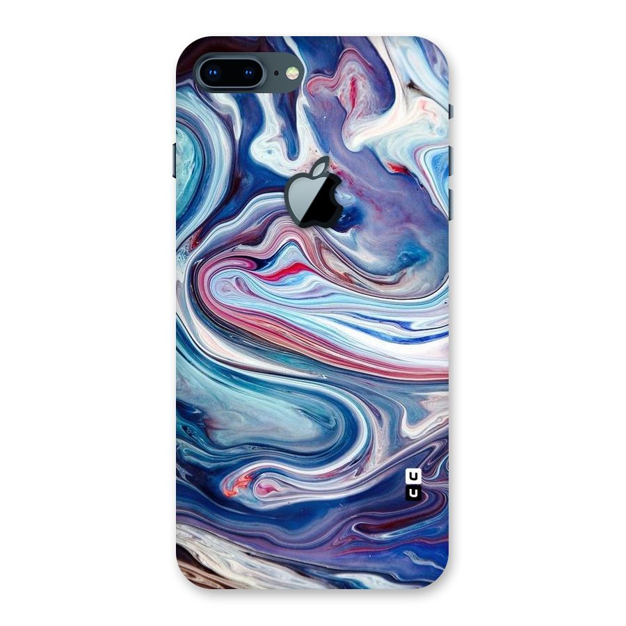 Marble Style Printed Back Case for iPhone 7 Plus Apple Cut