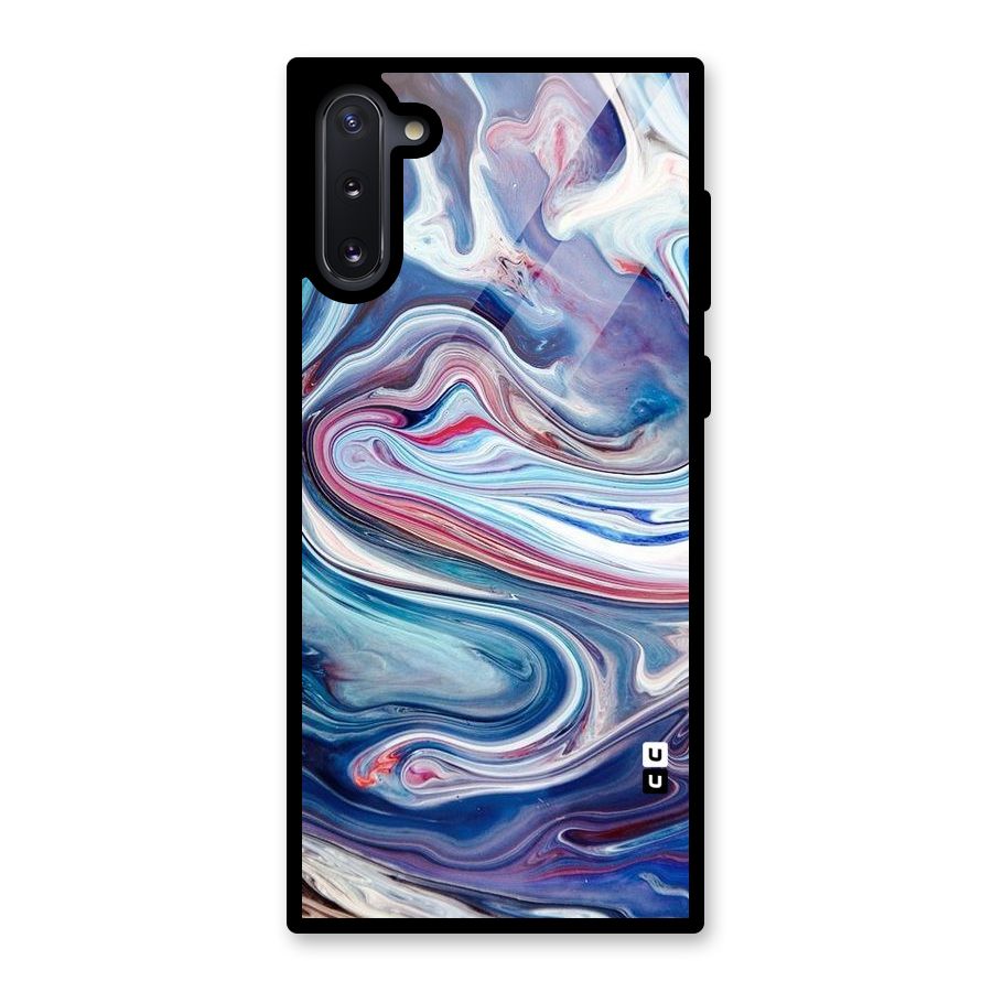Marble Style Printed Glass Back Case for Galaxy Note 10