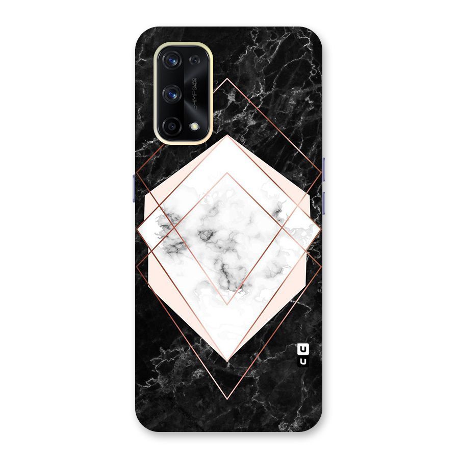 Marble Texture Print Glass Back Case for Realme X7 Pro