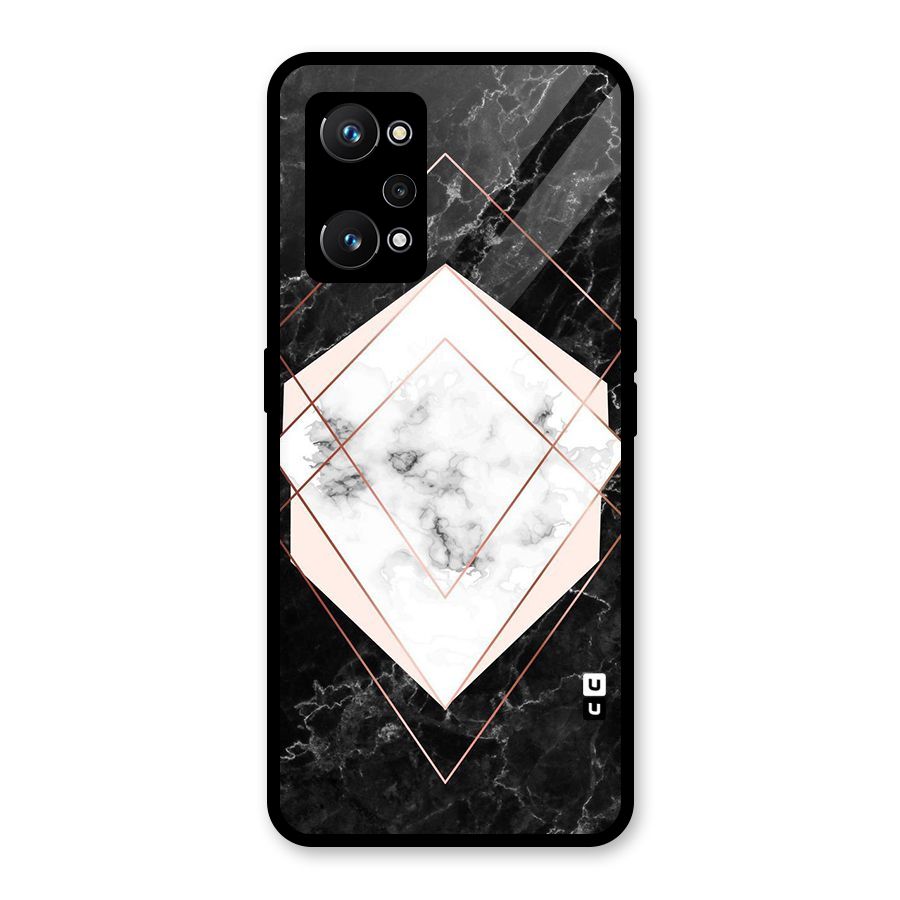 Marble Texture Print Glass Back Case for Realme GT Neo 3T