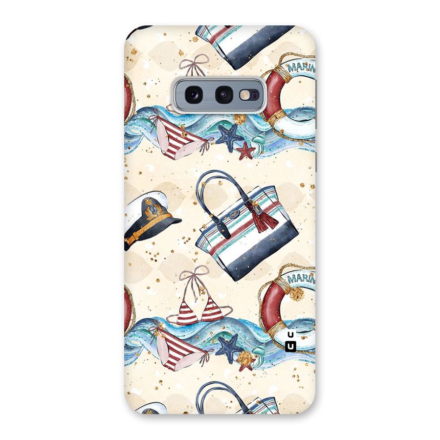 Marine Bag Design Back Case for Galaxy S10e