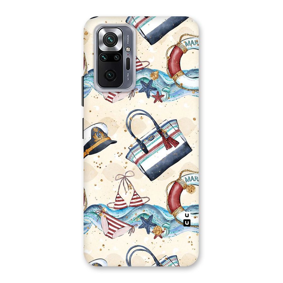 Marine Bag Design Back Case for Redmi Note 10 Pro Max