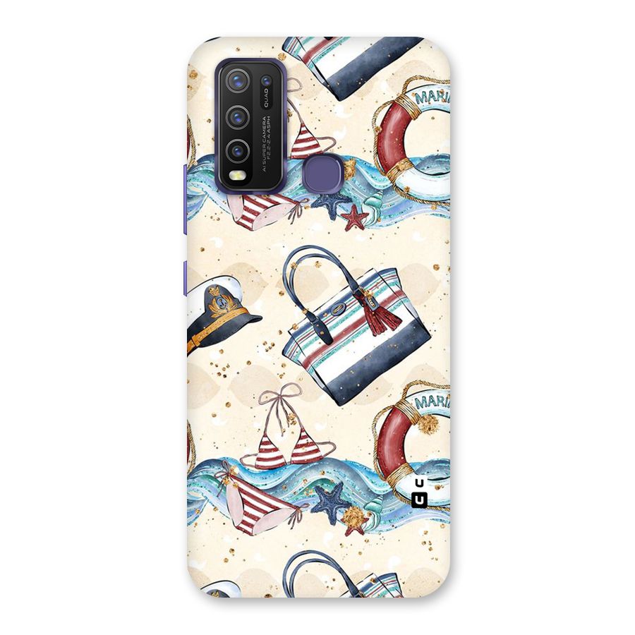 Marine Bag Design Back Case for Vivo Y50