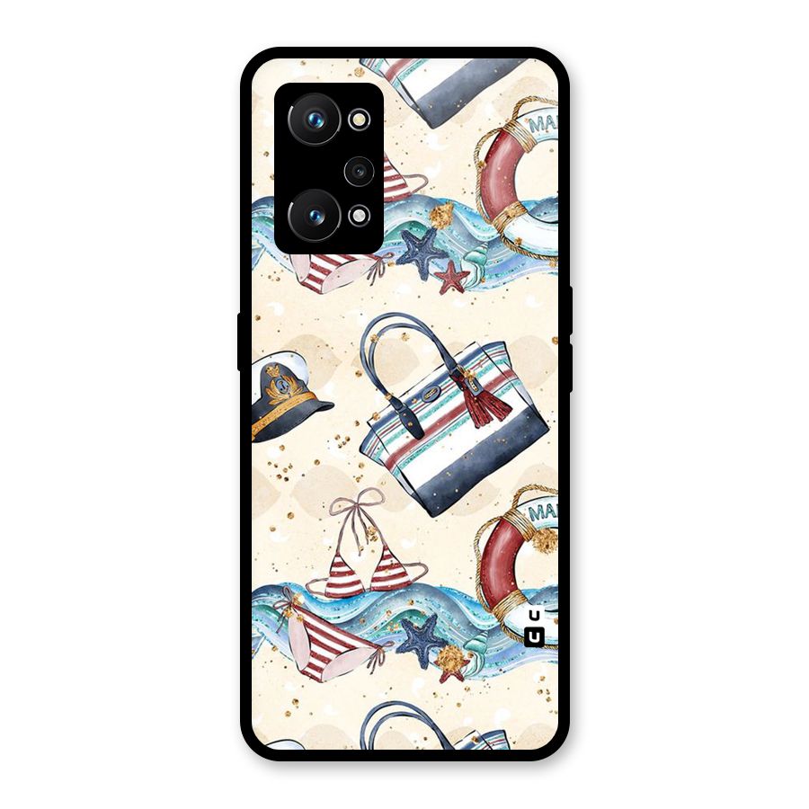 Marine Bag Design Glass Back Case for Realme GT Neo 3T