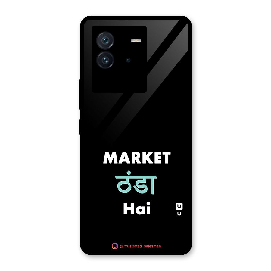 Market Thanda Hai Black Glass Back Case for Vivo iQOO Neo 6 5G