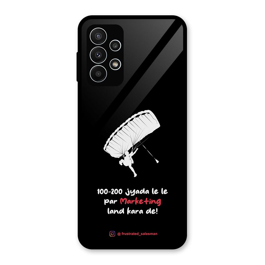 Marketing Land Kara De Black Glass Back Case for Galaxy A23