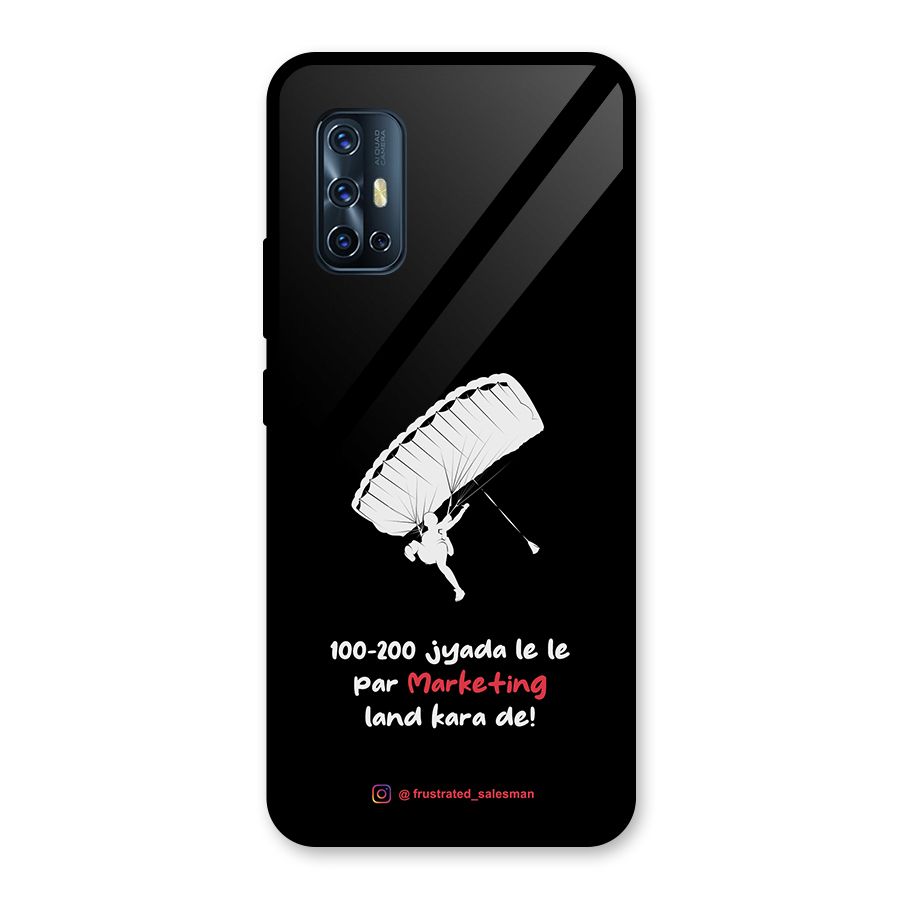 Marketing Land Kara De Black Glass Back Case for Vivo V17