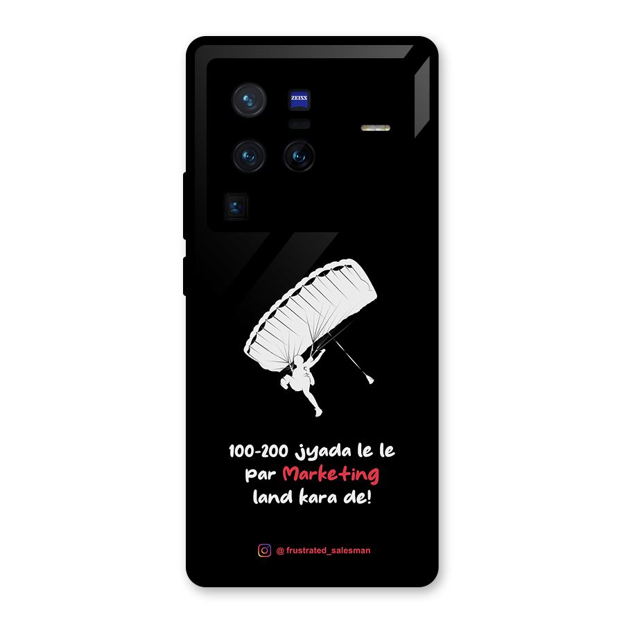 Marketing Land Kara De Black Glass Back Case for Vivo X80 Pro
