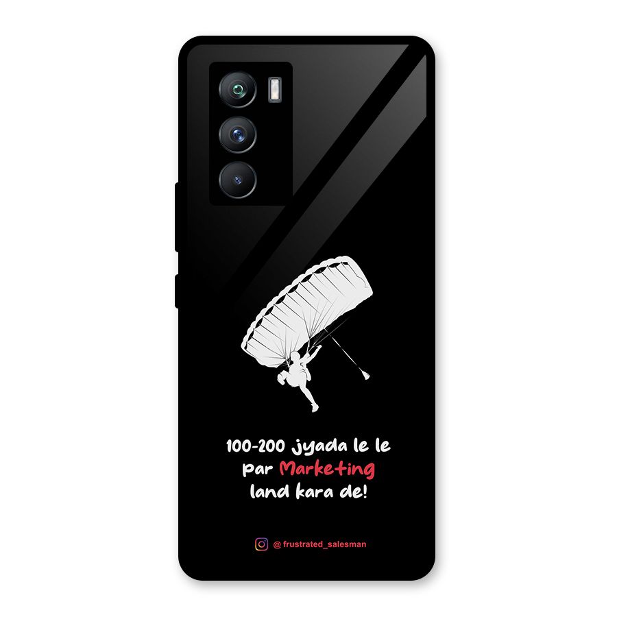 Marketing Land Kara De Black Glass Back Case for Vivo iQOO 9 SE