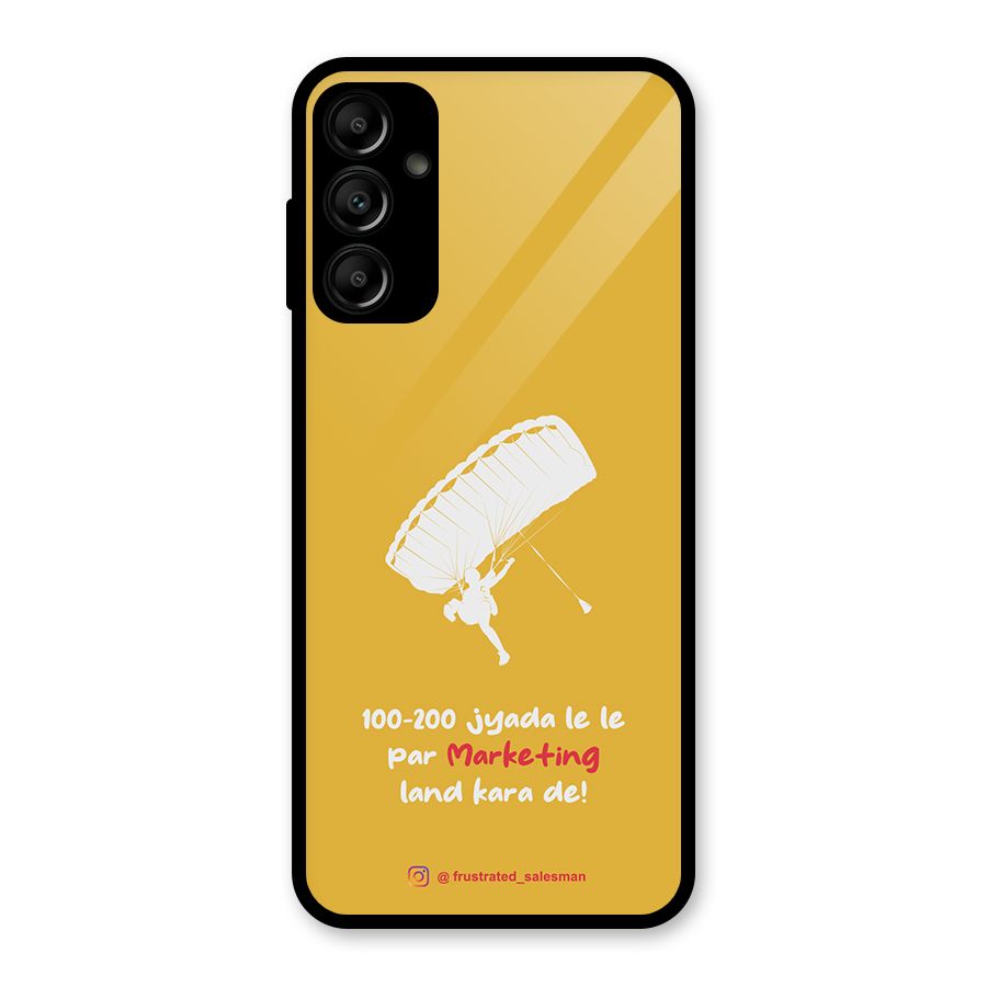 Marketing Land Kara De Mustard Yellow Glass Back Case for Galaxy A14 5G