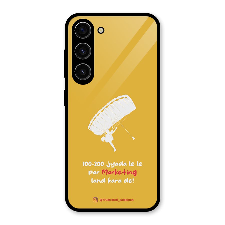 Marketing Land Kara De Mustard Yellow Glass Back Case for Galaxy S23