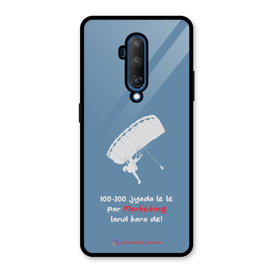 Marketing Land Kara De SteelBlue Glass Back Case for OnePlus 7T Pro