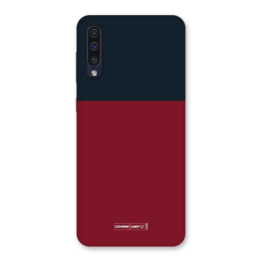 Maroon and Navy Blue Back Case for Galaxy A50s