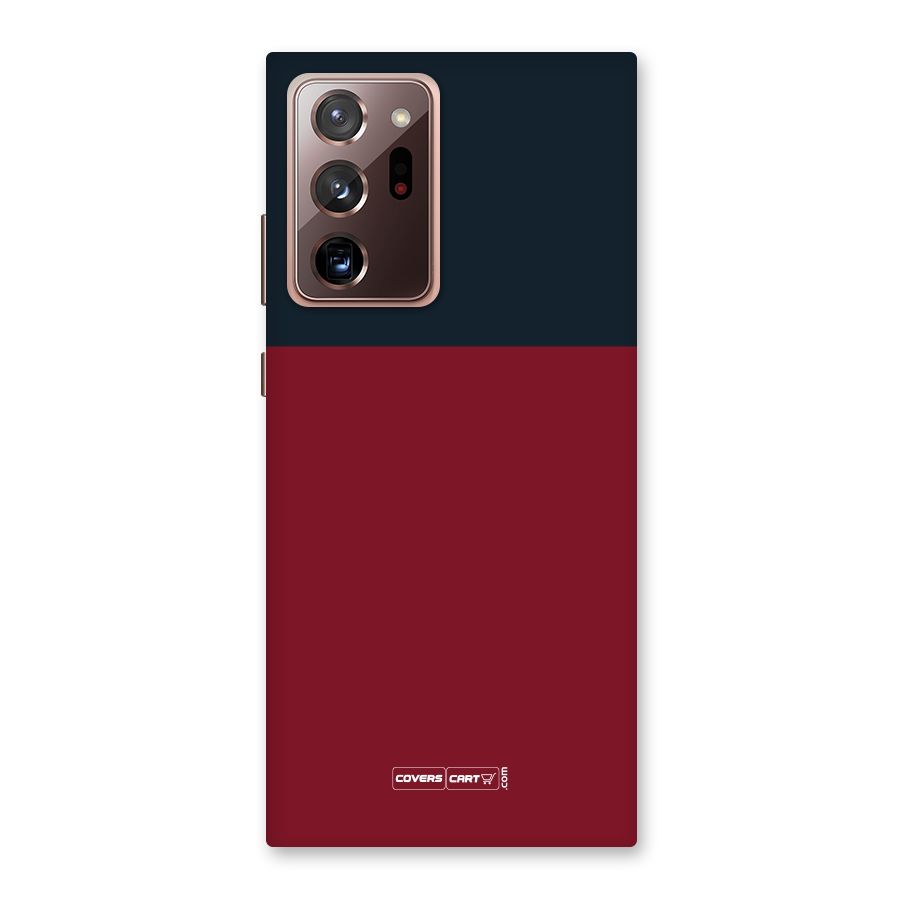 Maroon and Navy Blue Back Case for Galaxy Note 20 Ultra
