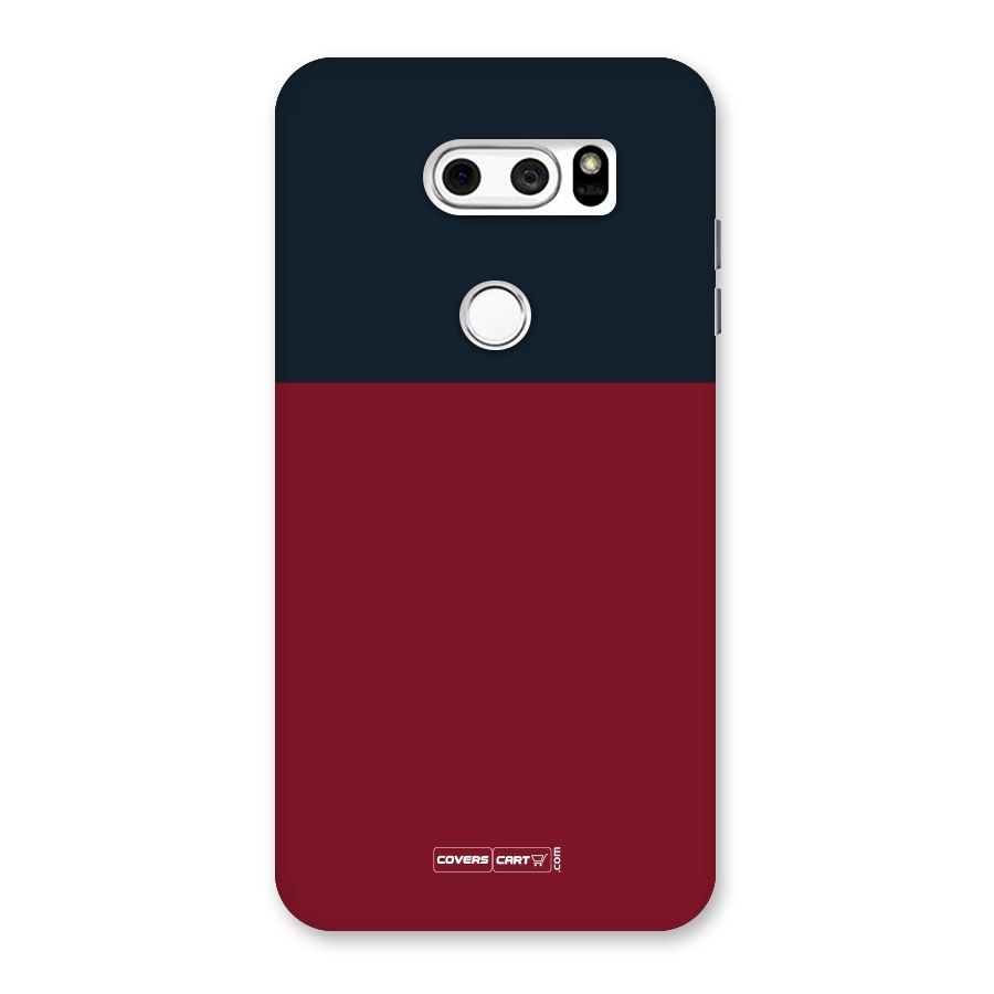 Maroon and Navy Blue Back Case for LG V30