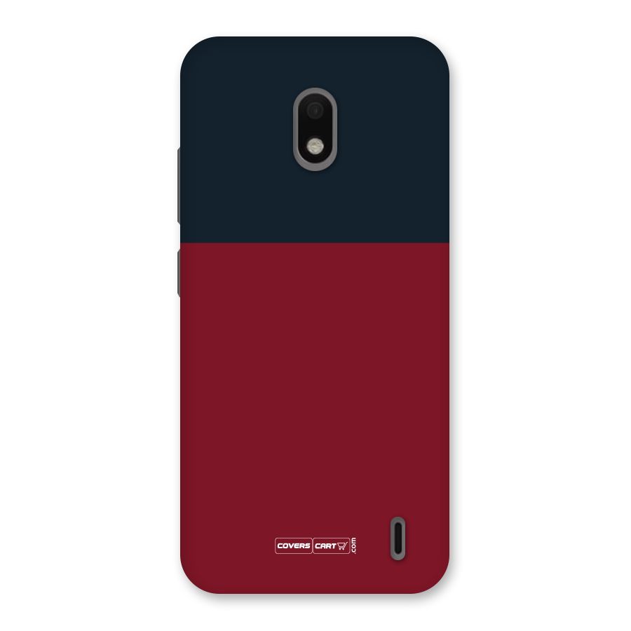 Maroon and Navy Blue Back Case for Nokia 2.2