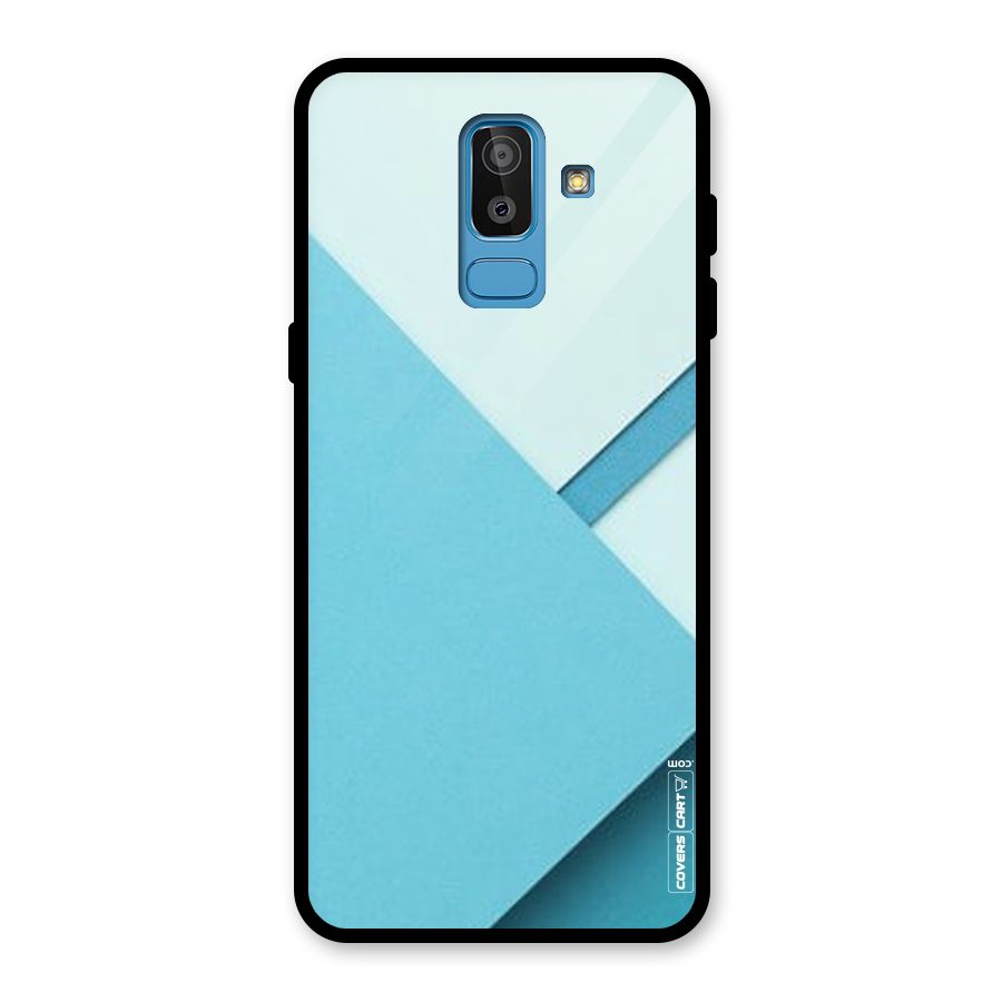 Material Design Glass Back Case for Galaxy J8