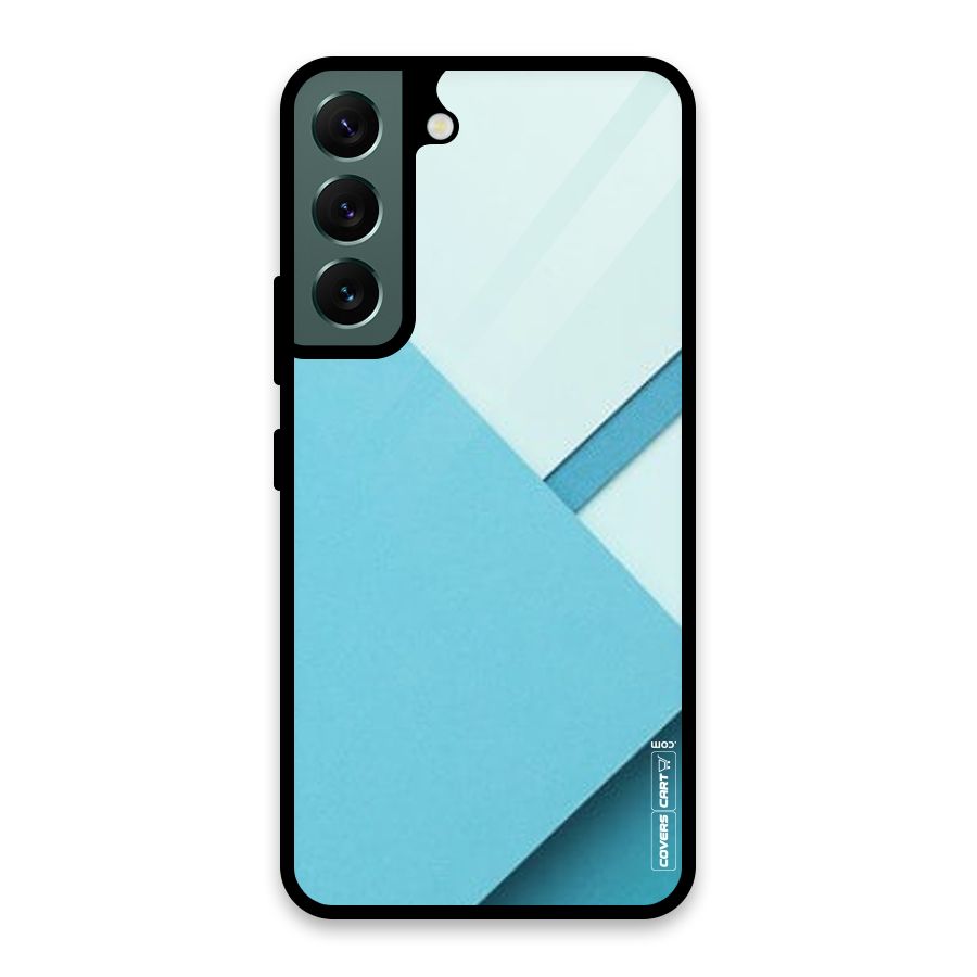 Material Design Glass Back Case for Galaxy S22 5G
