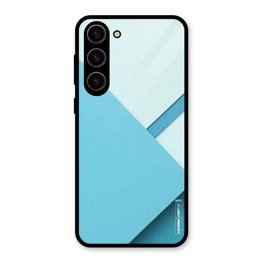 Material Design Glass Back Case for Galaxy S23 Plus