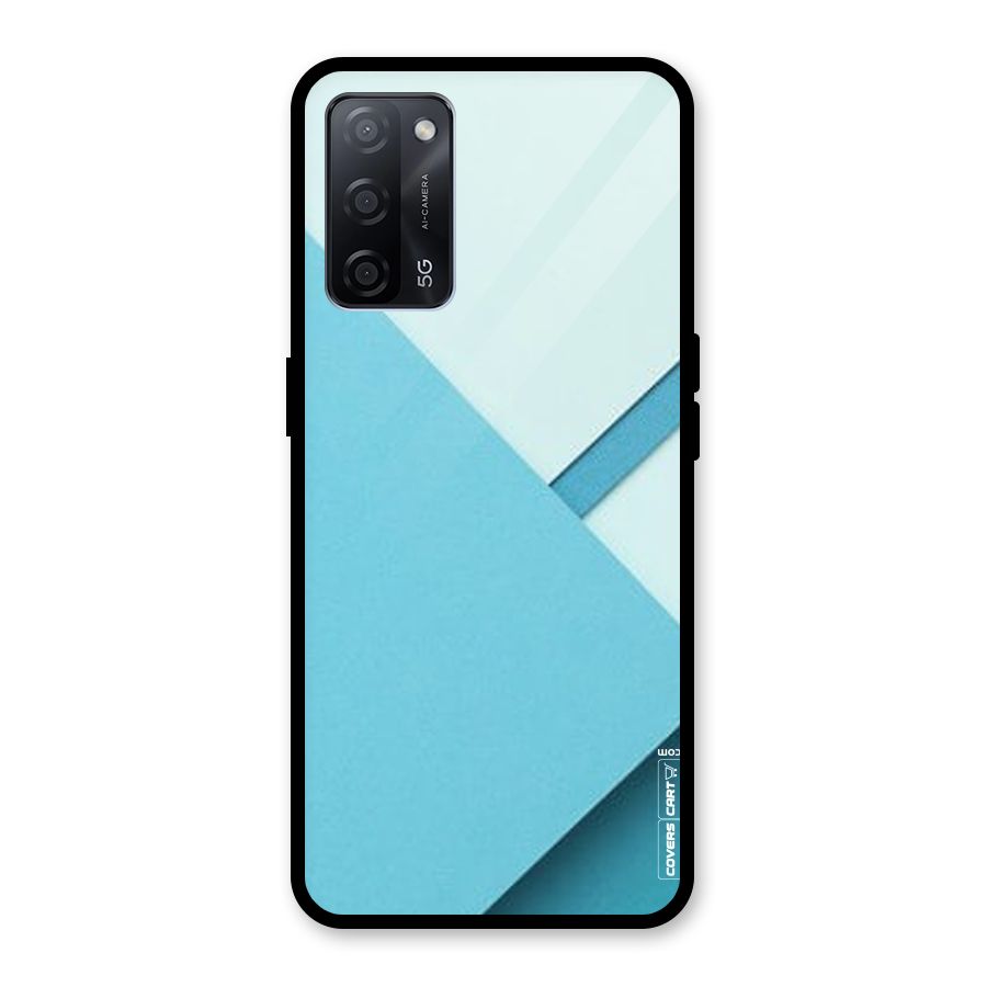 Material Design Glass Back Case for Oppo A53s 5G