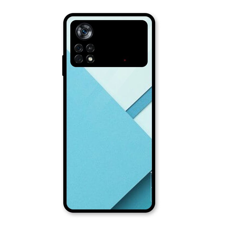 Material Design Glass Back Case for Poco X4 Pro 5G
