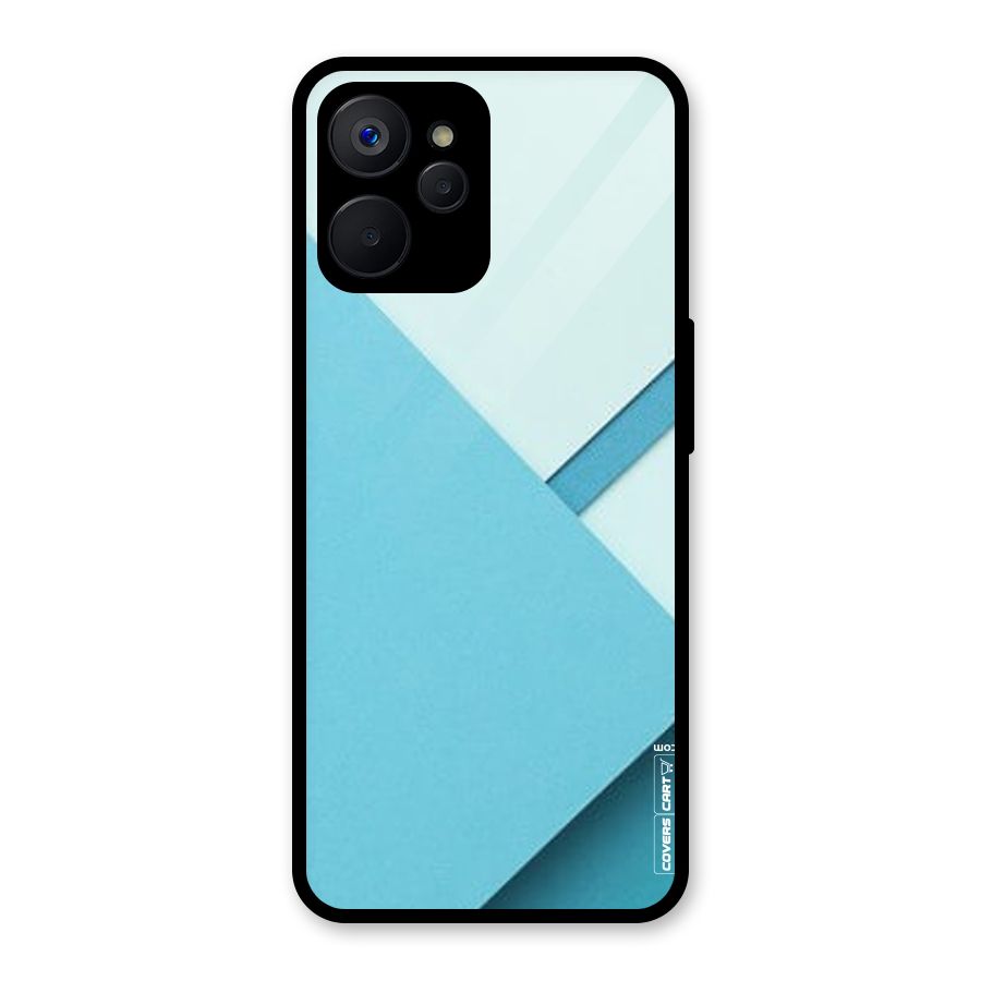 Material Design Glass Back Case for Realme 9i 5G