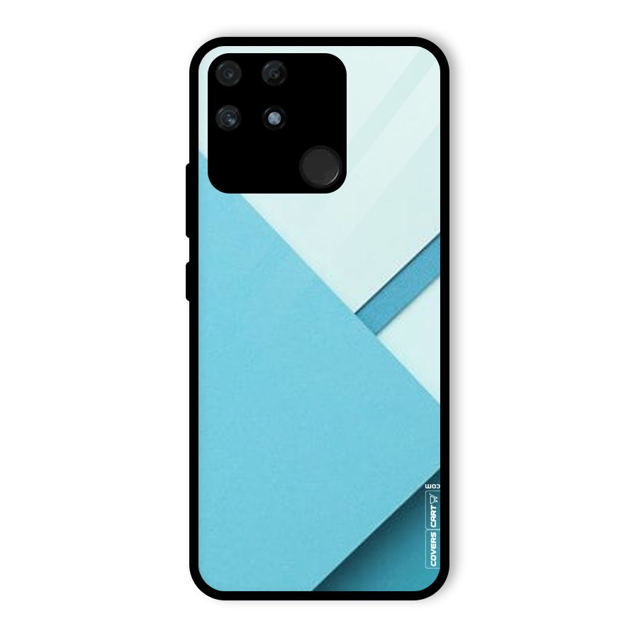 Material Design Glass Back Case for Realme Narzo 50A