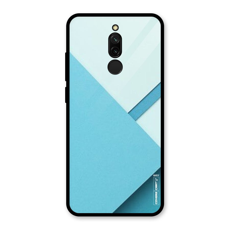 Material Design Glass Back Case for Redmi 8
