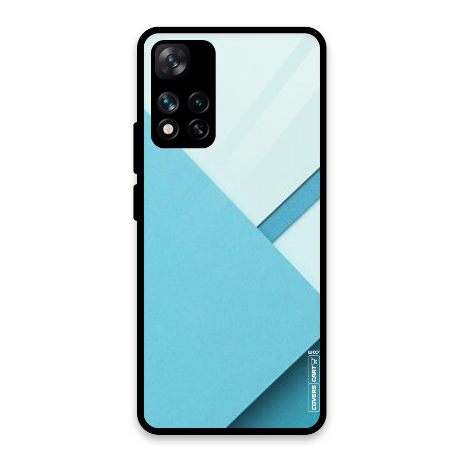 Material Design Glass Back Case for Xiaomi 11i HyperCharge 5G