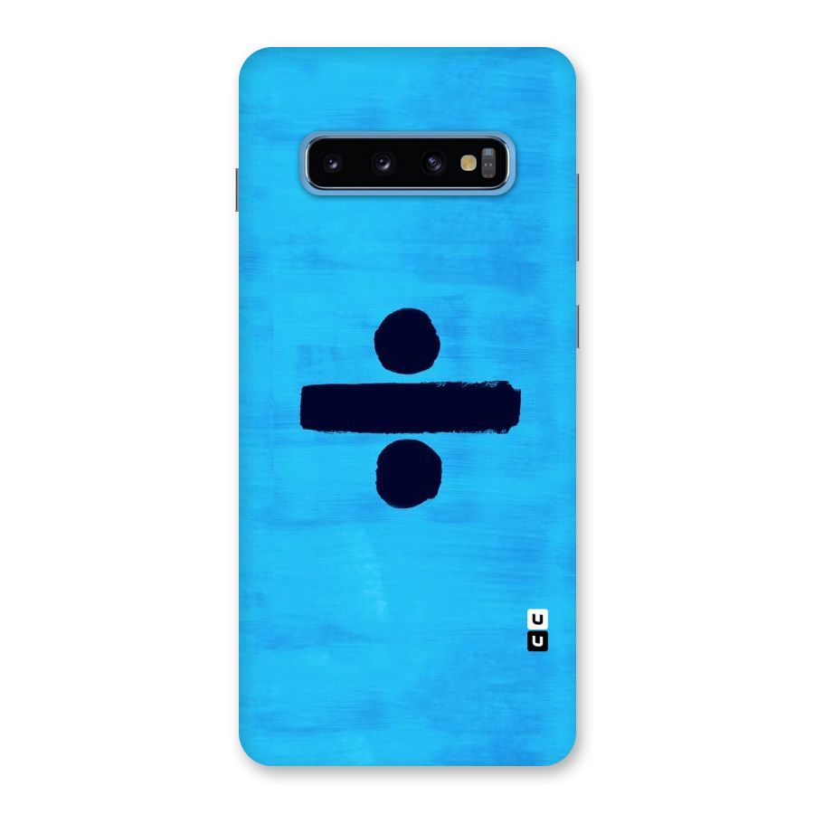 Math And Blue Back Case for Galaxy S10 Plus