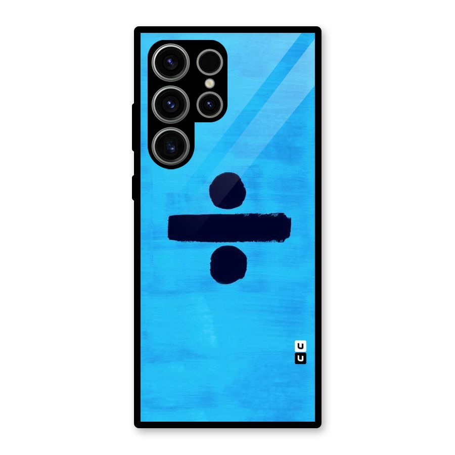 Math And Blue Glass Back Case for Galaxy S23 Ultra
