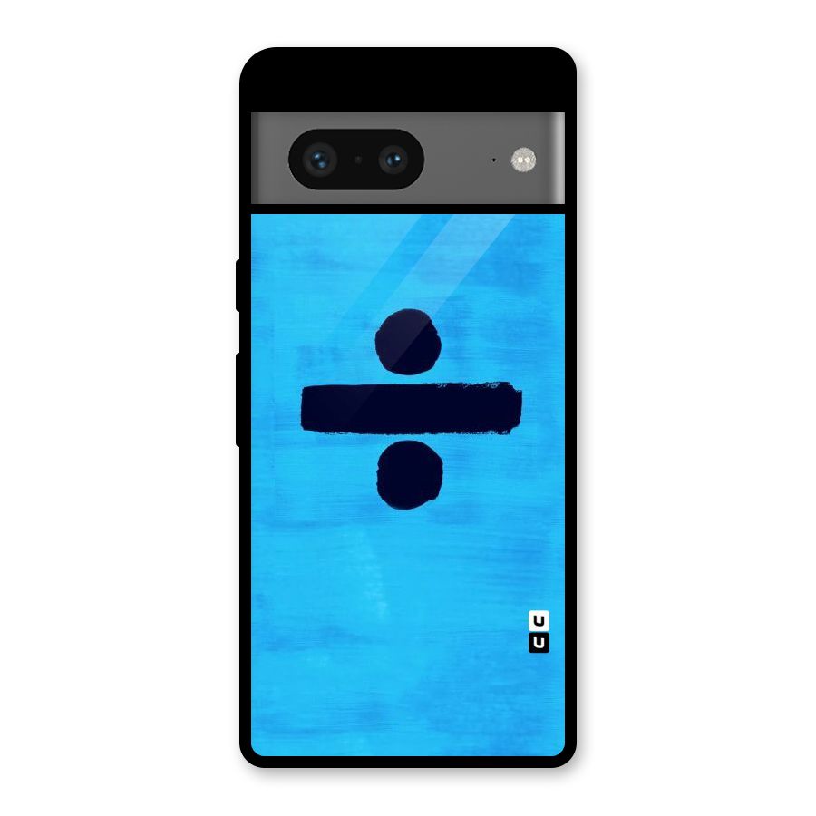 Math And Blue Glass Back Case for Google Pixel 7