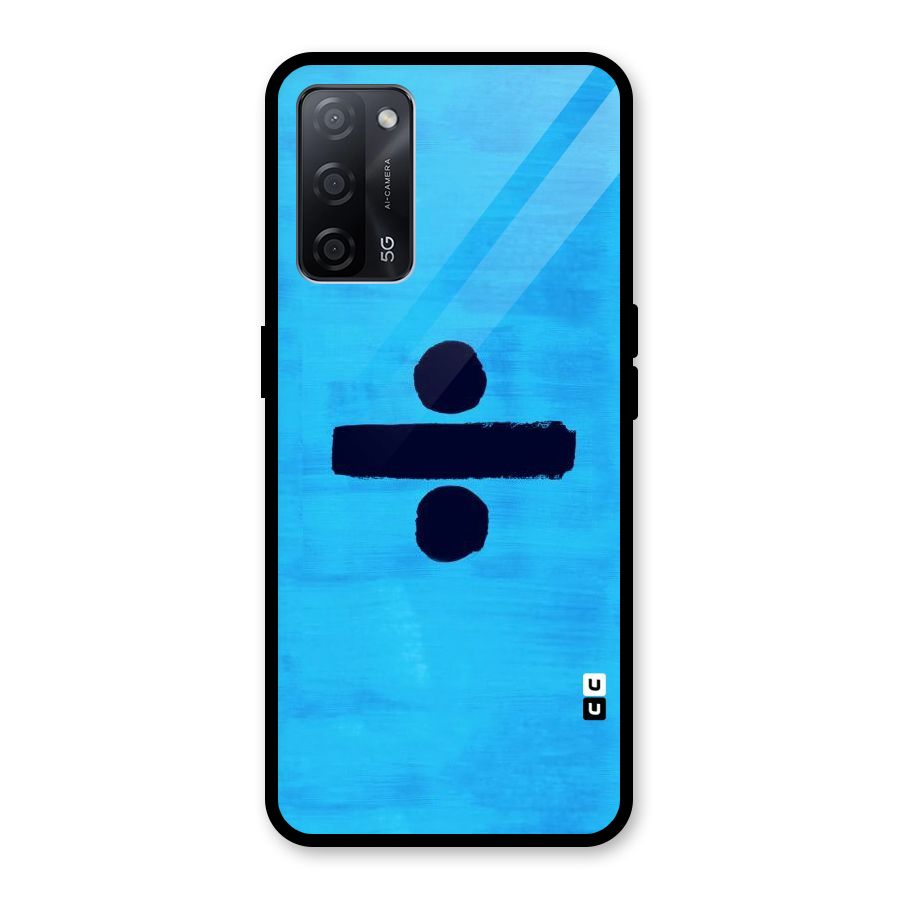 Math And Blue Glass Back Case for Oppo A53s 5G