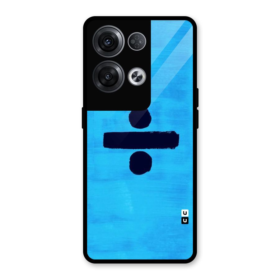 Math And Blue Glass Back Case for Oppo Reno8 Pro 5G