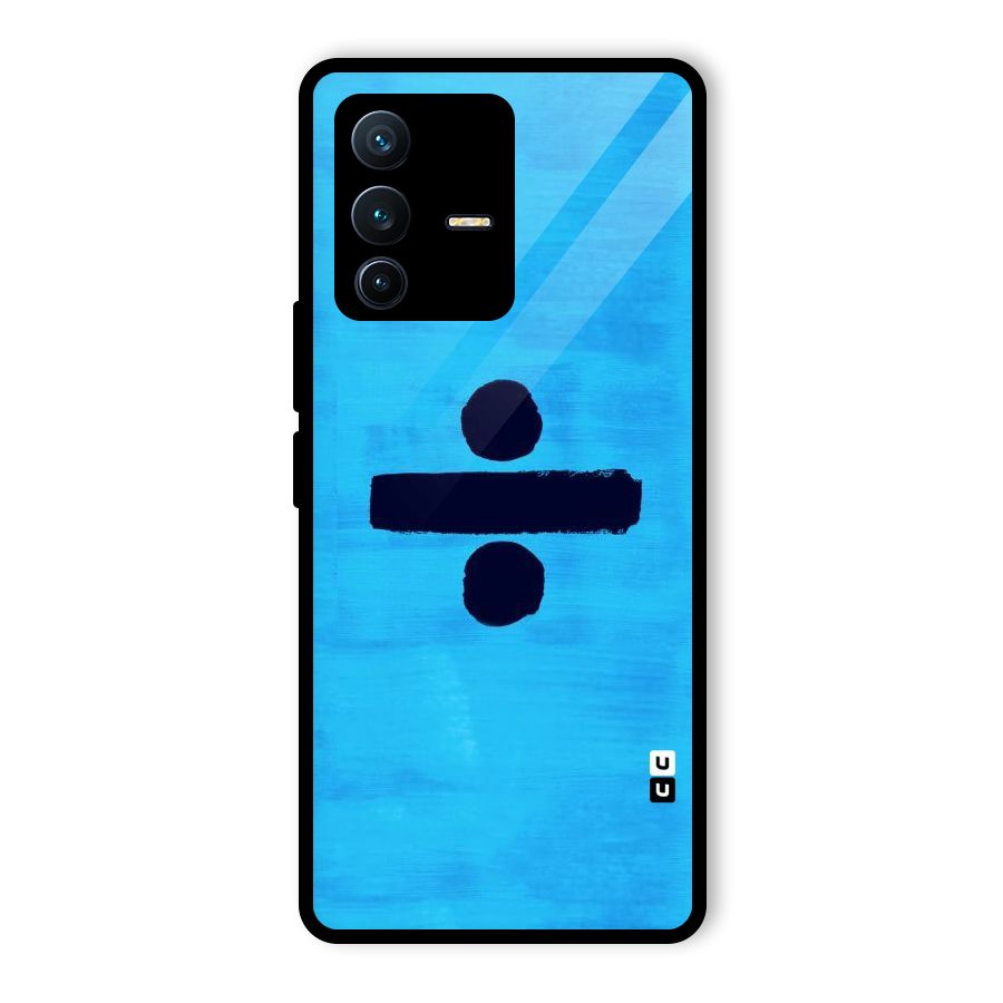 Math And Blue Glass Back Case for Vivo V23 Pro