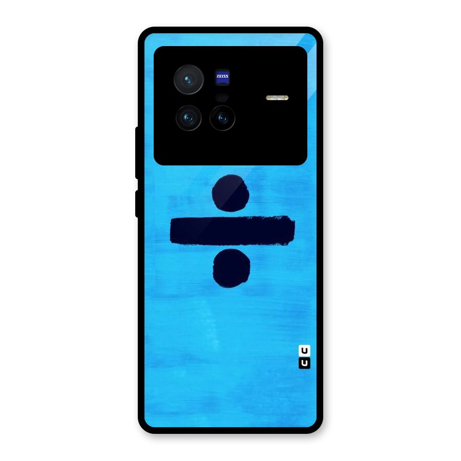 Math And Blue Glass Back Case for Vivo X80